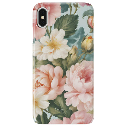 Peonies Snap Case