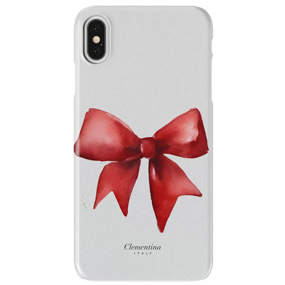 Red Bow Snap Case