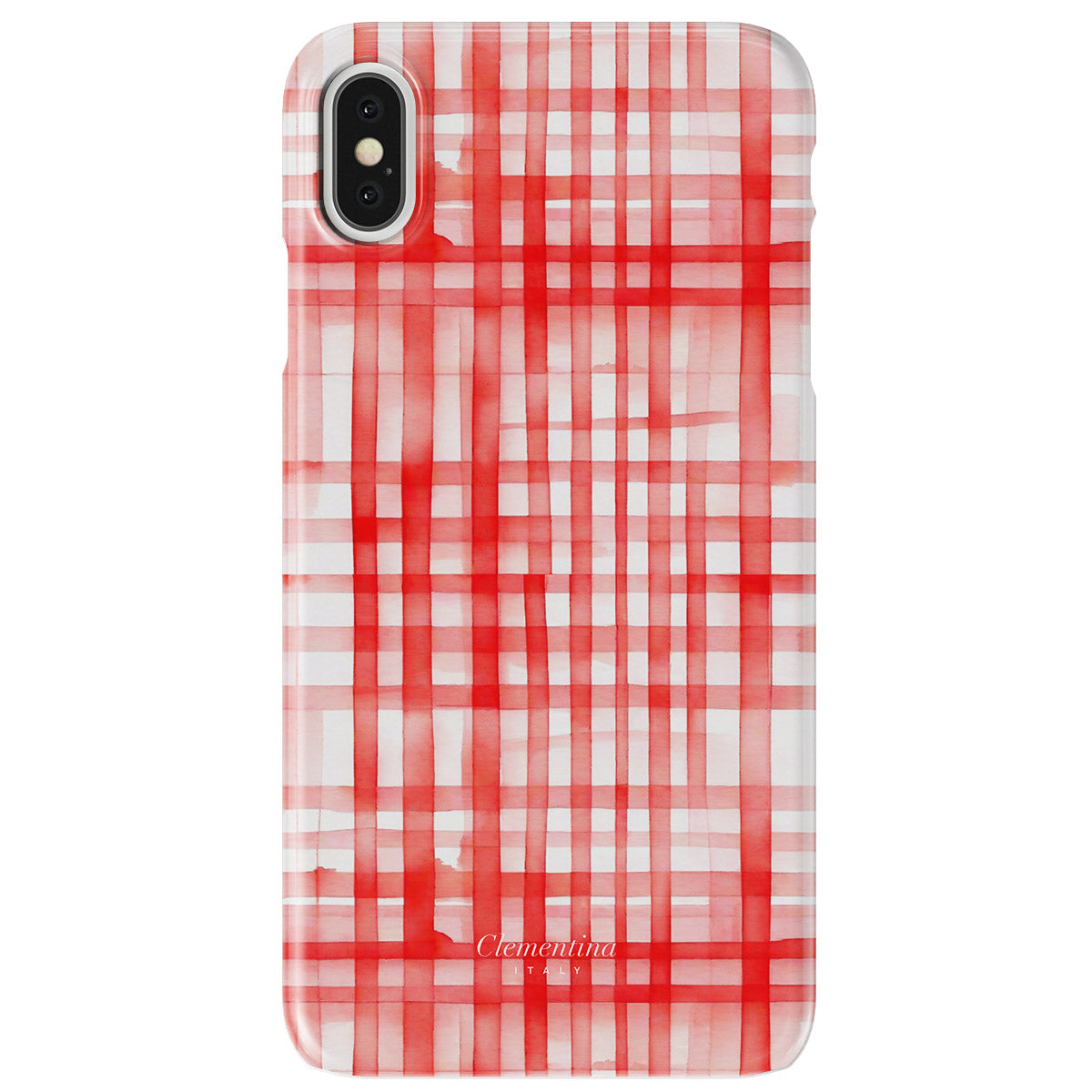 Red Gingham Snap Case