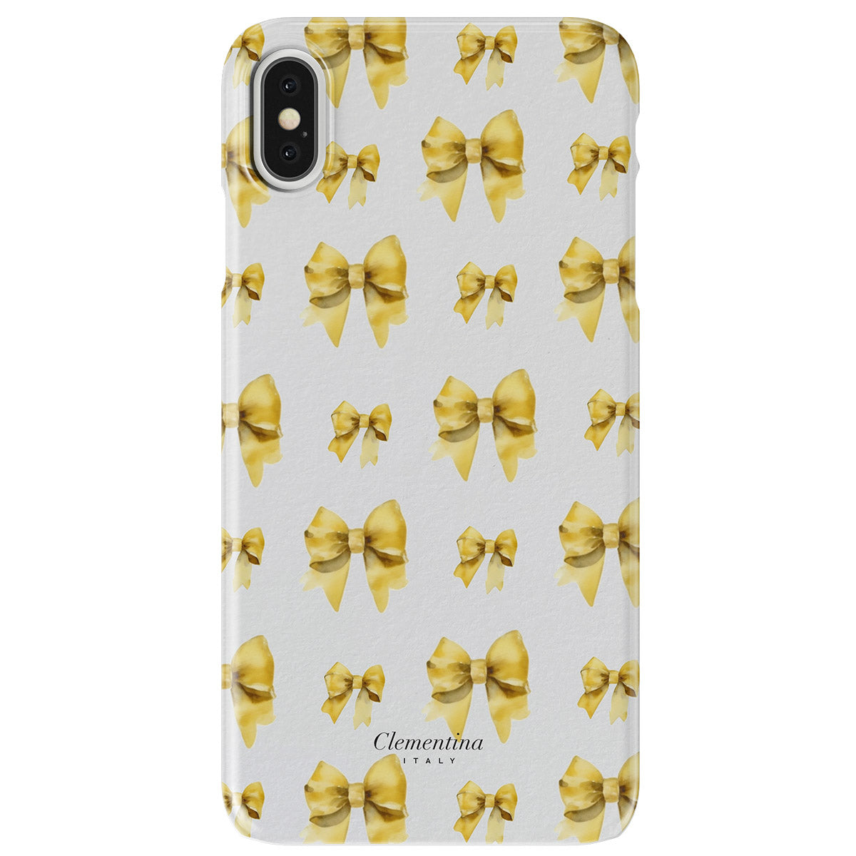 Yellow Bows Snap Case