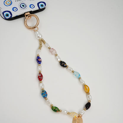 Millefiori glass - Phone charm