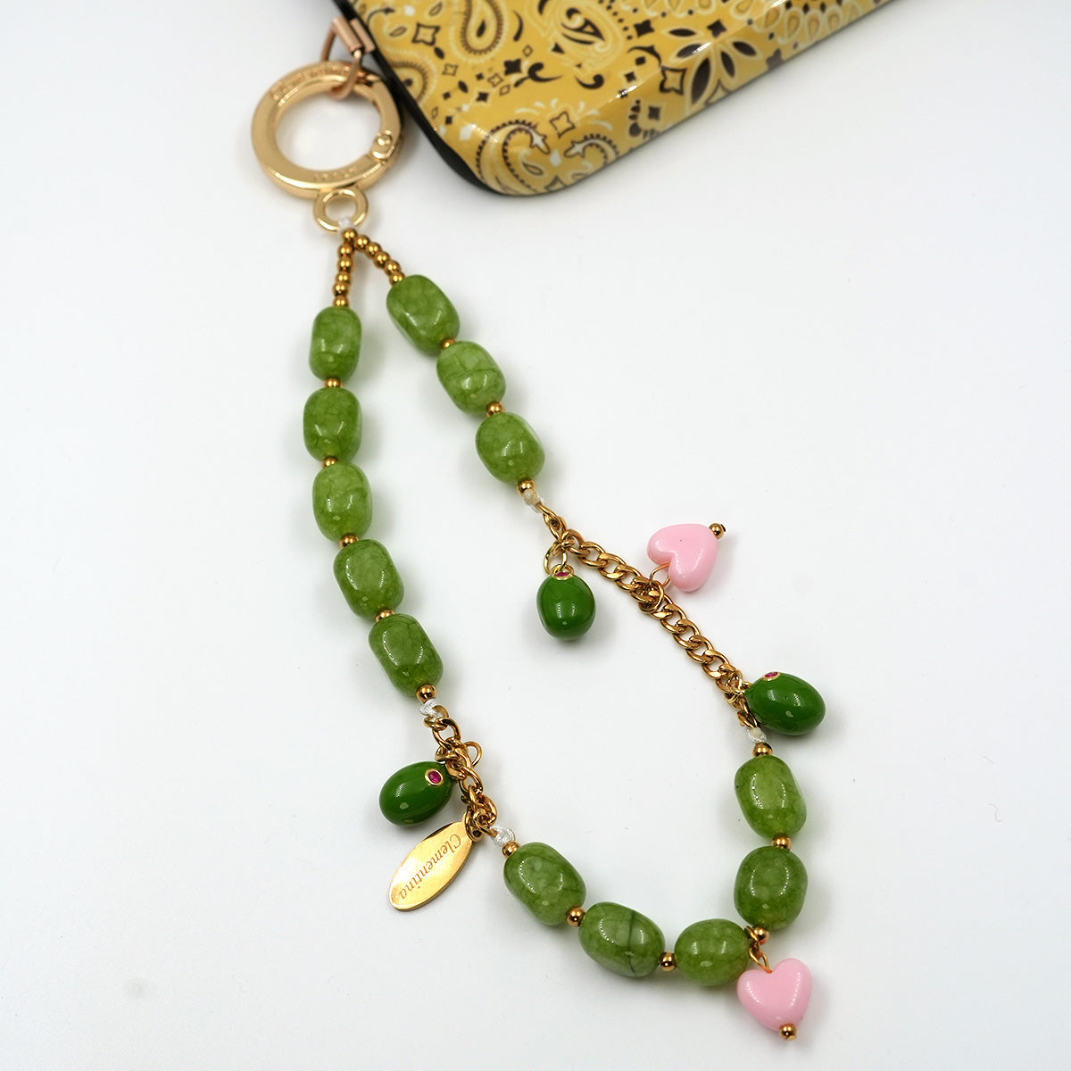 Olive Jade - Phone charm