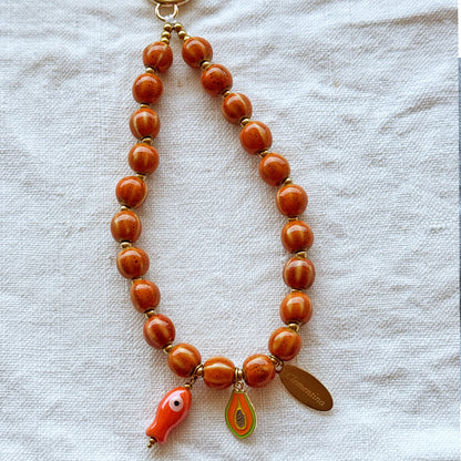 Papaya - Phone charm