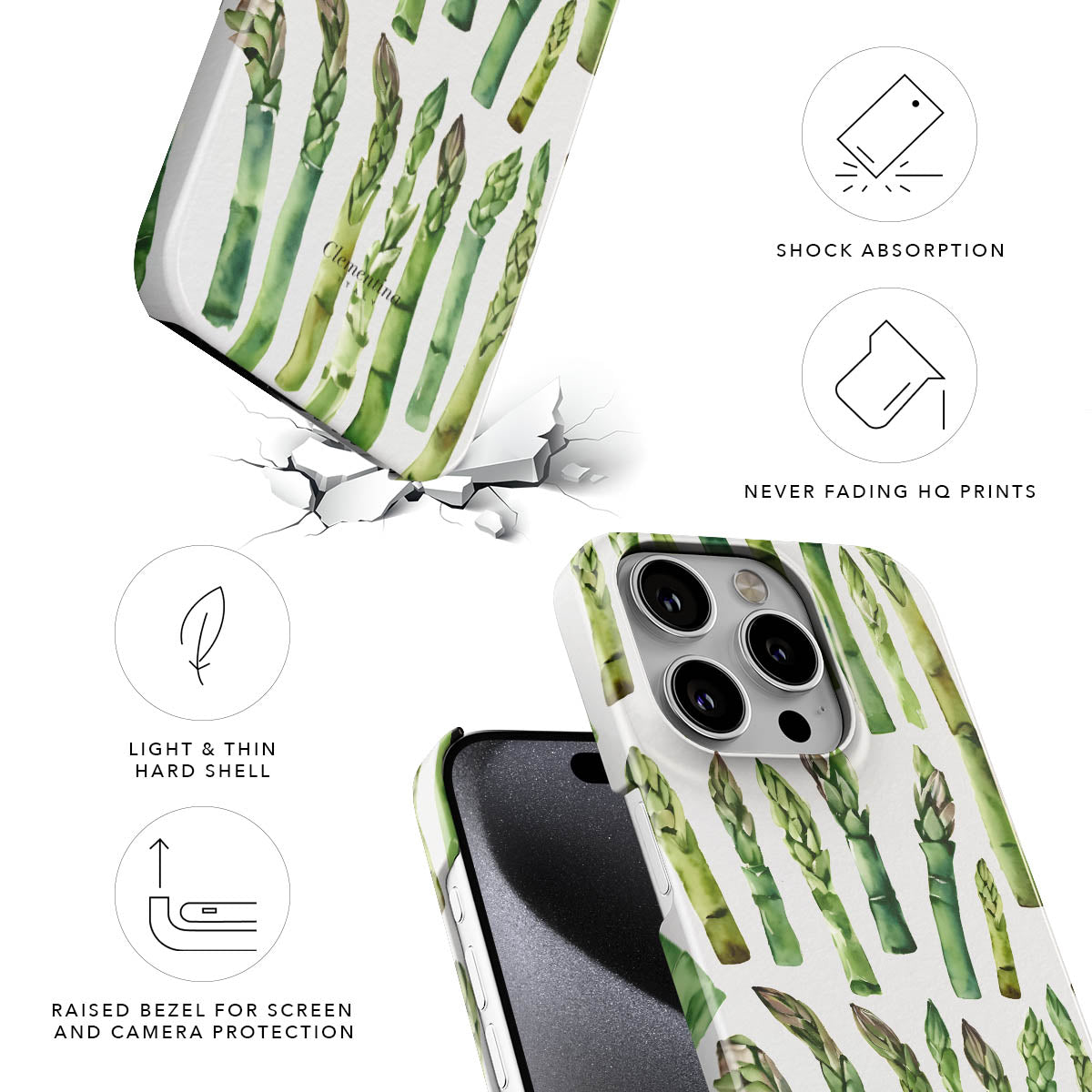 Asparagus Snap Case