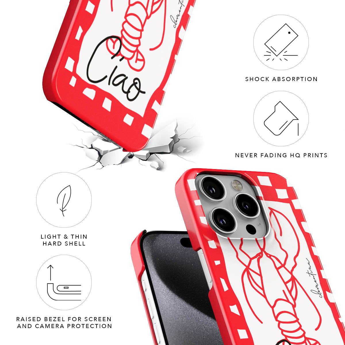 Ciao Lobster Snap Case