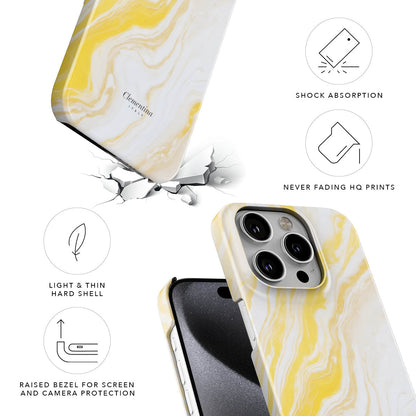 Citrus Marble Snap Case