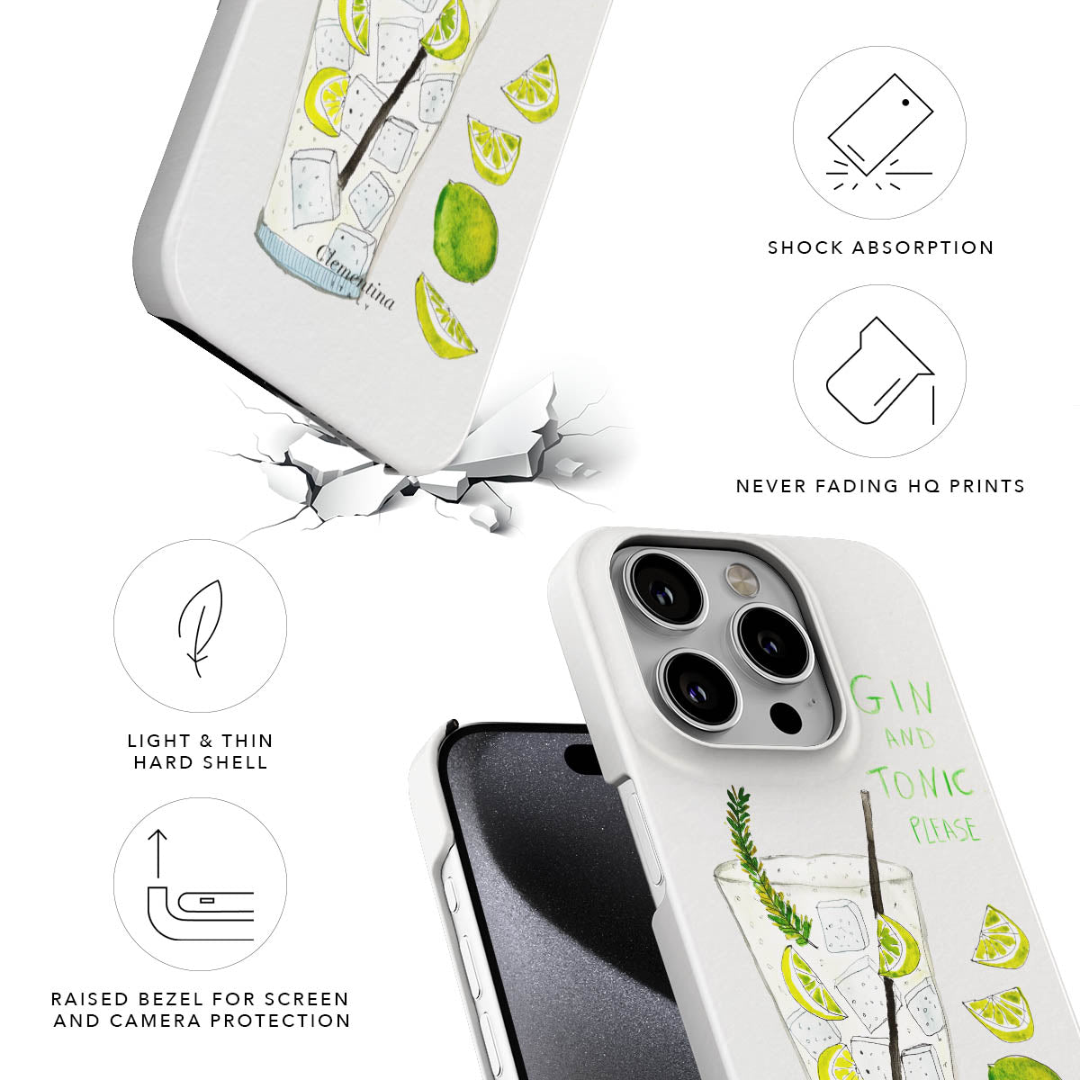 Gin & Tonic Snap Case