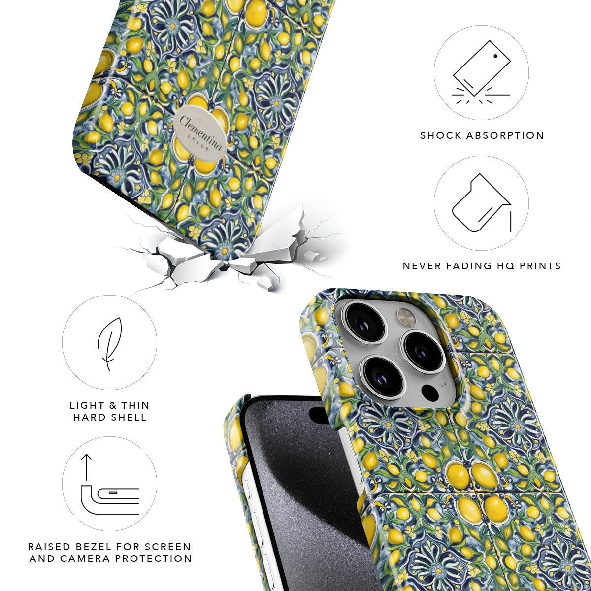 Piastrella Limone Snap Case