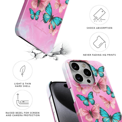 Y2K Butterflies Snap Case