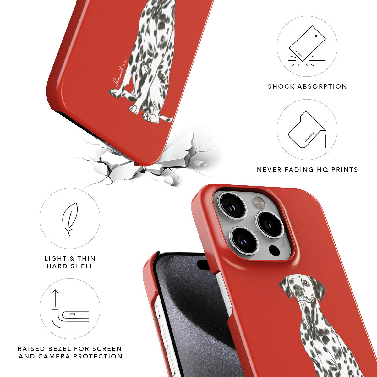 Dalmatian Snap Case