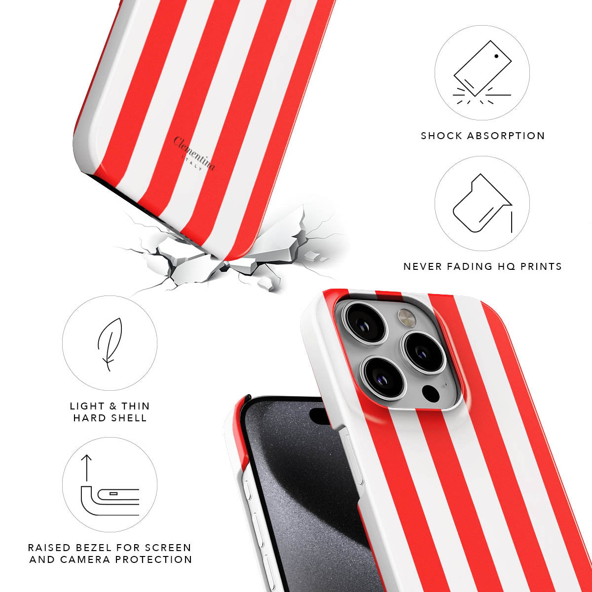 Festive Stripes Snap Case