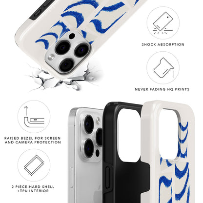 Abstract Wave Tough Case