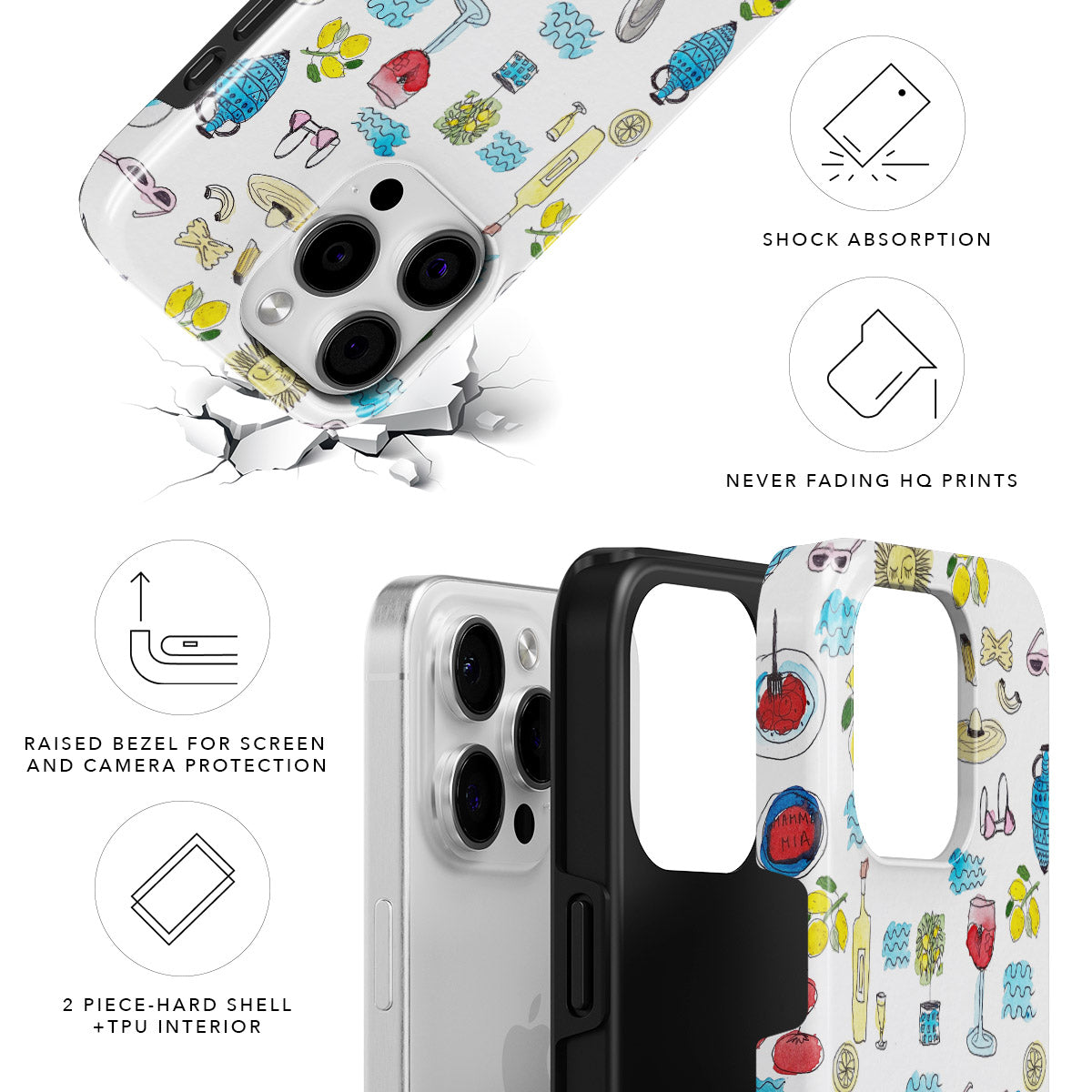 Bella Italia Magnetic Tough Phone Case