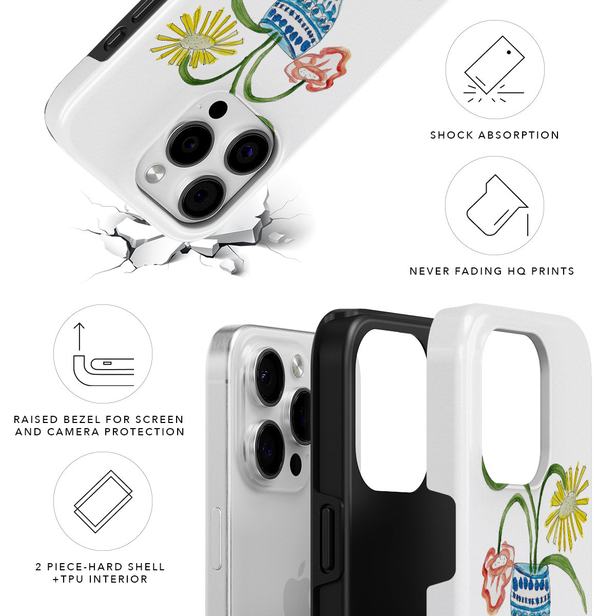 Bouquet di Fiori Magnetic Tough Phone Case