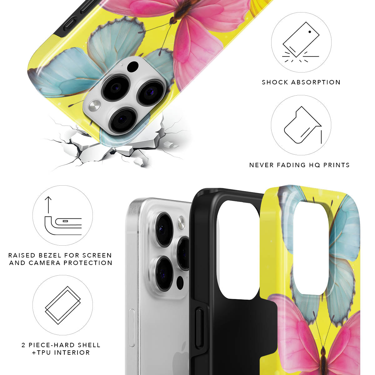 Butterfly Fusion Magnetic Tough Phone Case