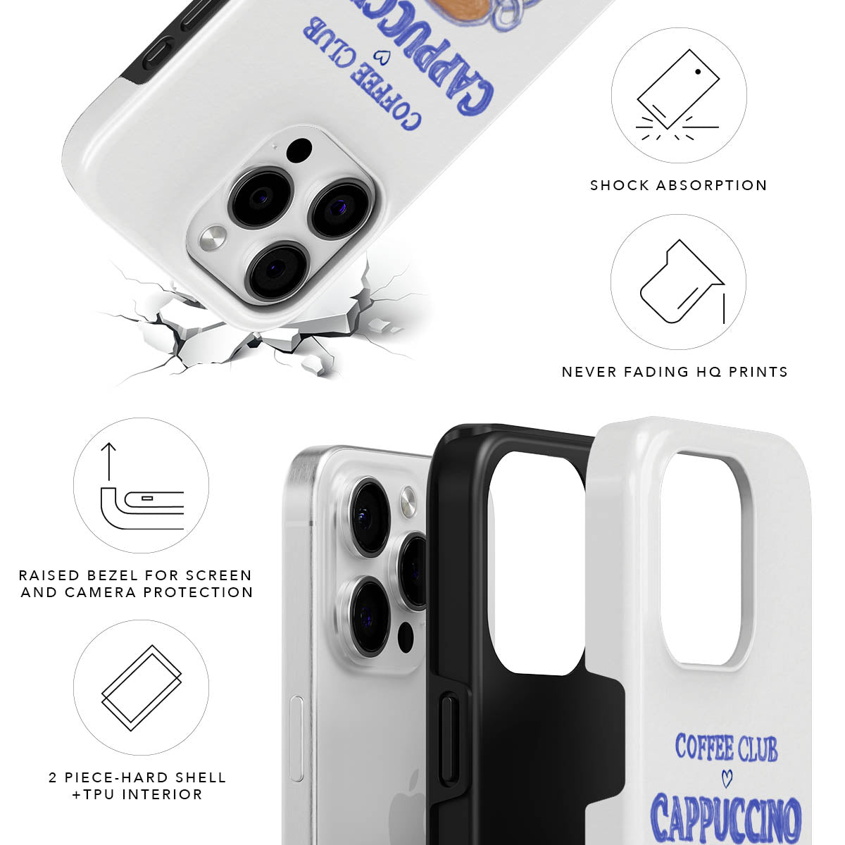 Cappuccino Magnetic Tough Phone Case