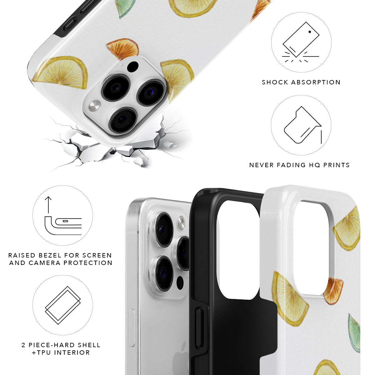 Citrus Caramella Magnetic Tough Phone Case