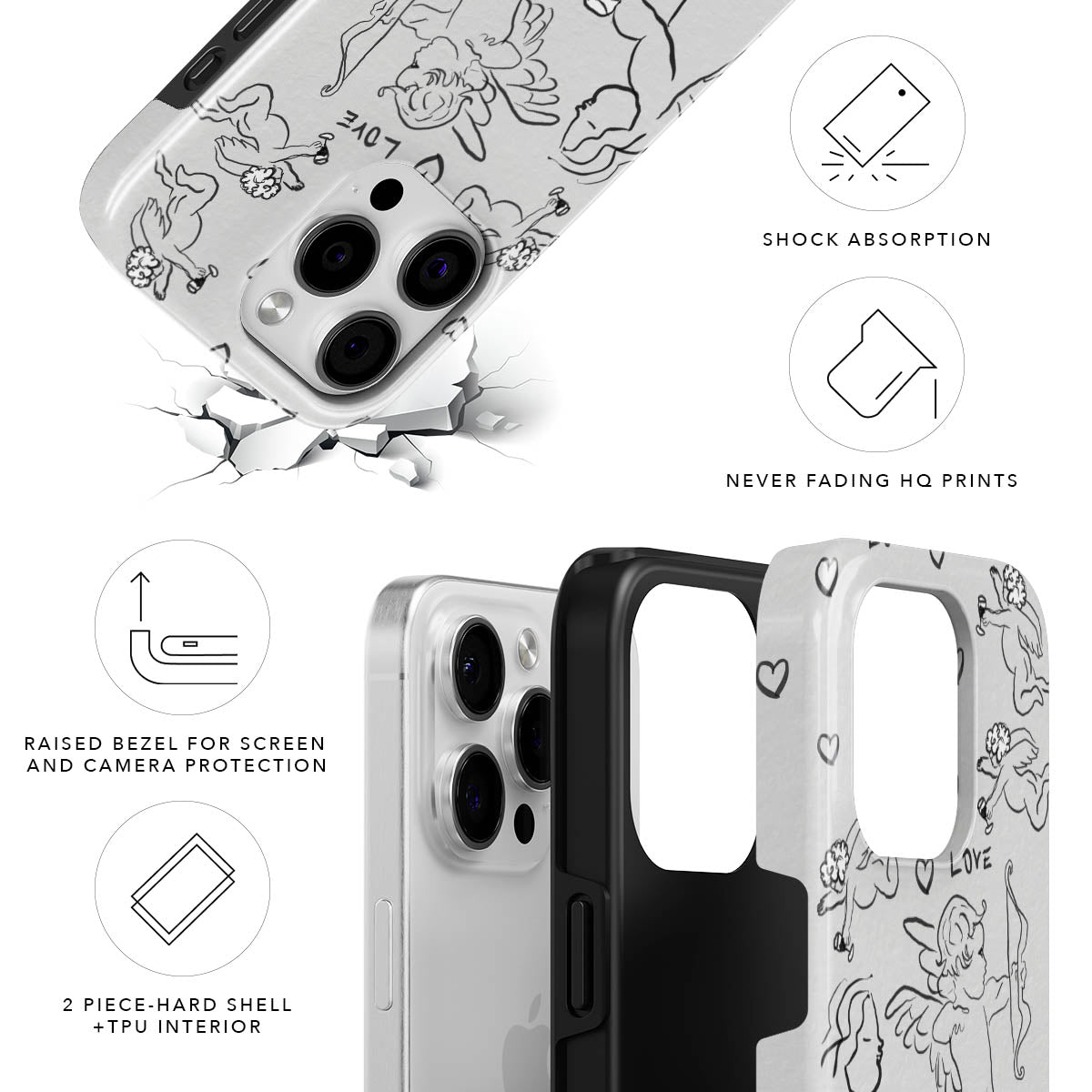 Cupids Magnetic Tough Phone Case