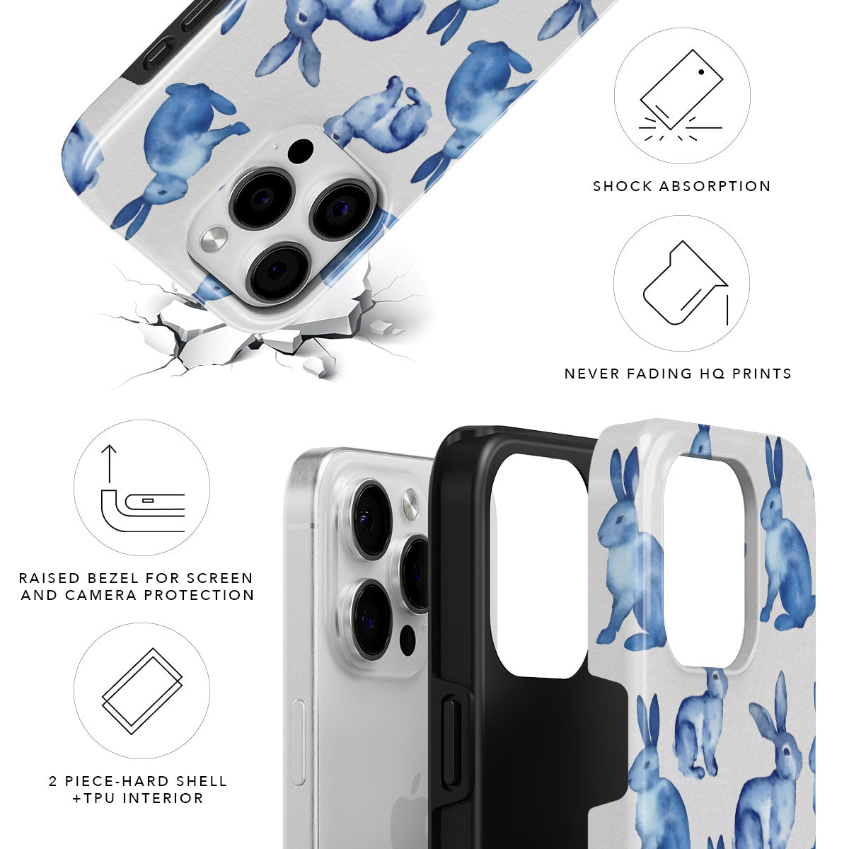 Easter Bunny Magnetic Tough Phone Case