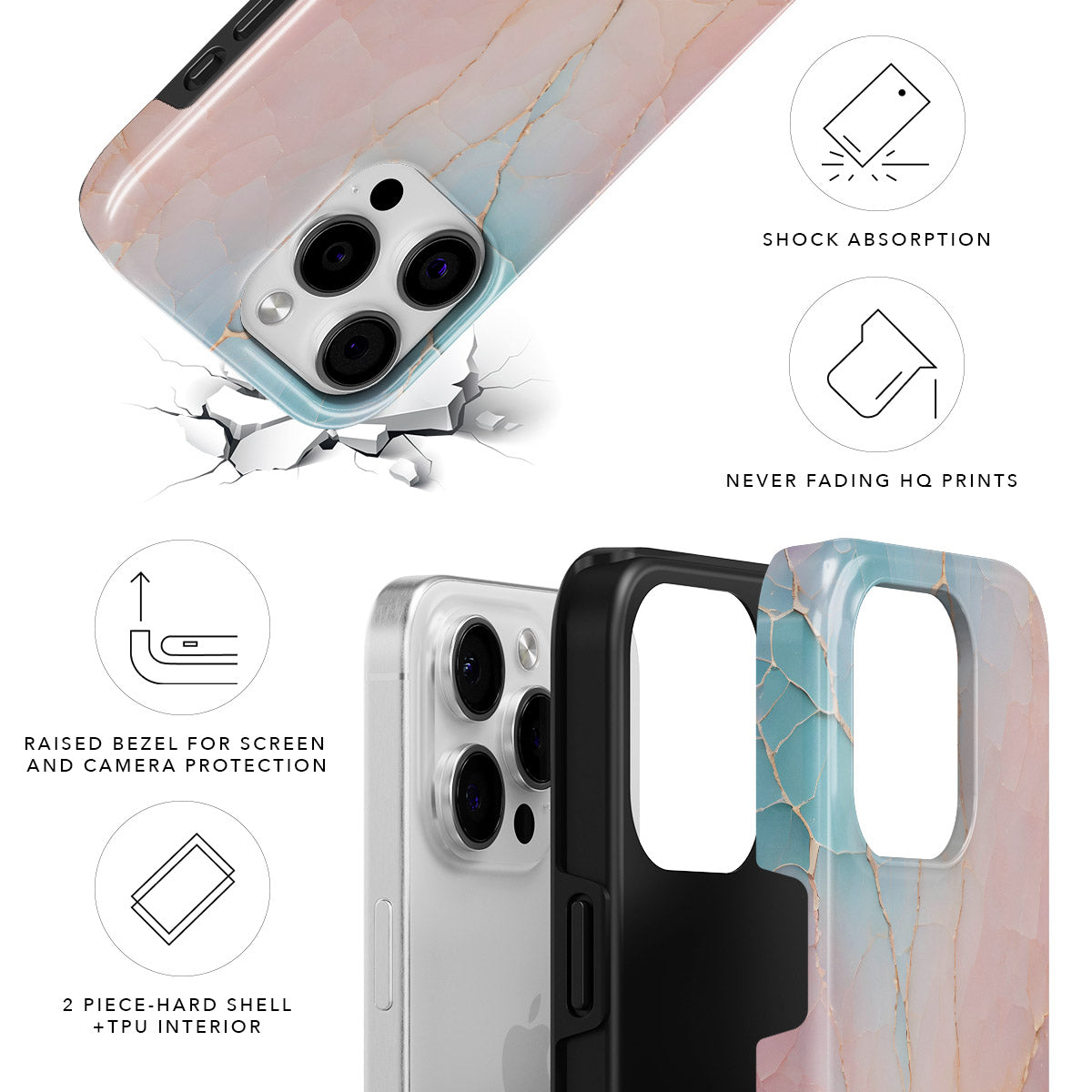 Gemstone Magnetic Tough Phone Case