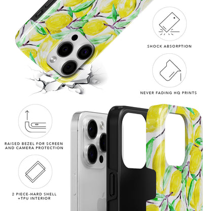 Lemon Tree Magnetic Tough Phone Case