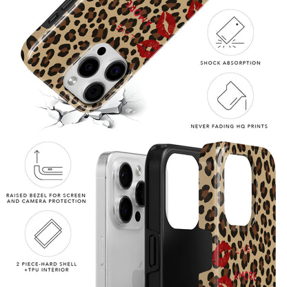Leopard Magnetic Tough Phone Case
