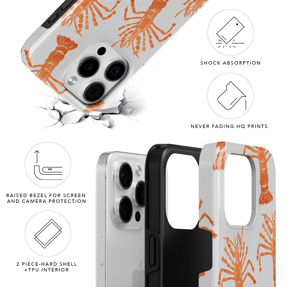 Lobster Magnetic Tough Phone Case