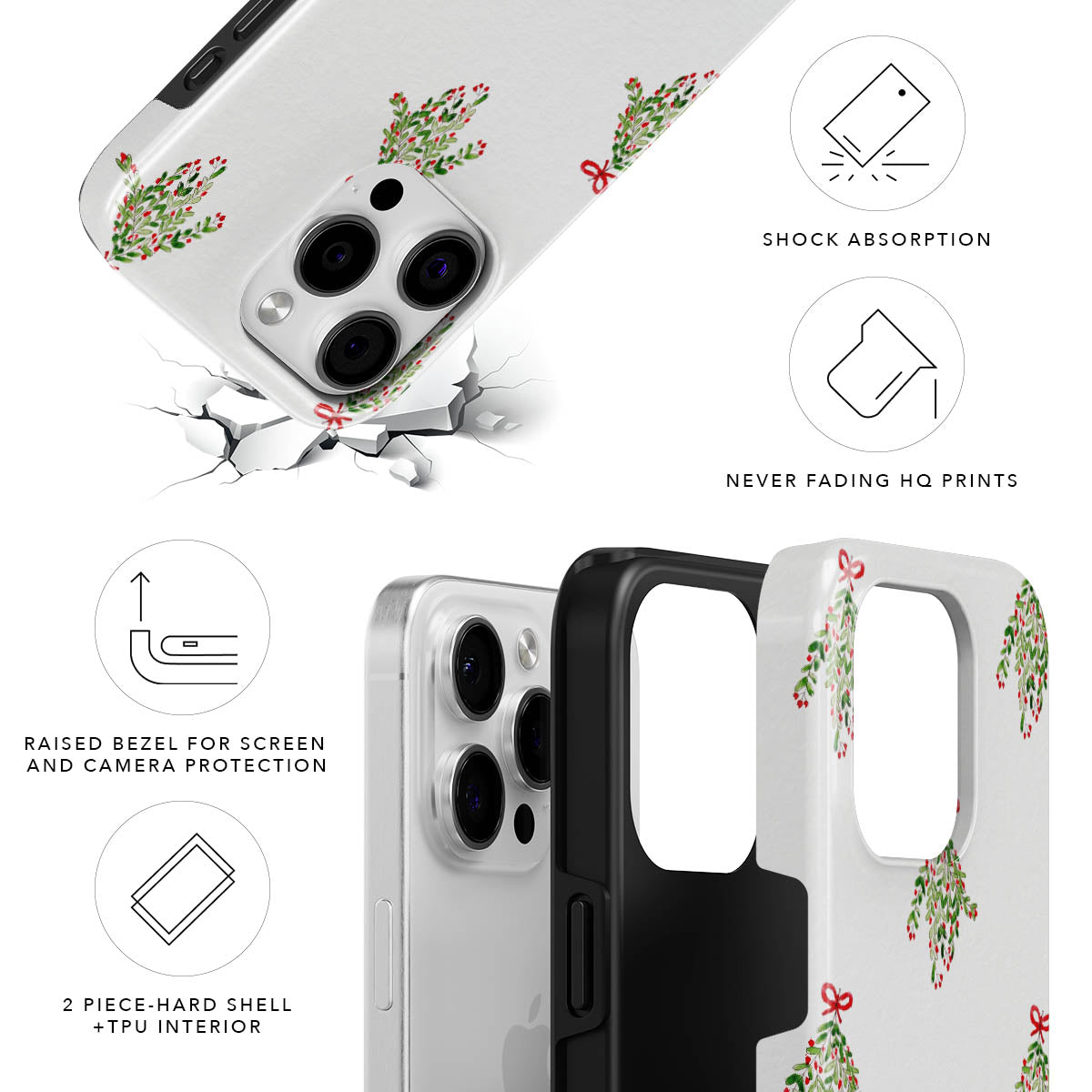 Mistletoe Tough Case