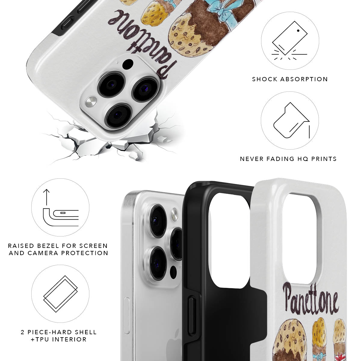 Panettone Magnetic Tough Phone Case