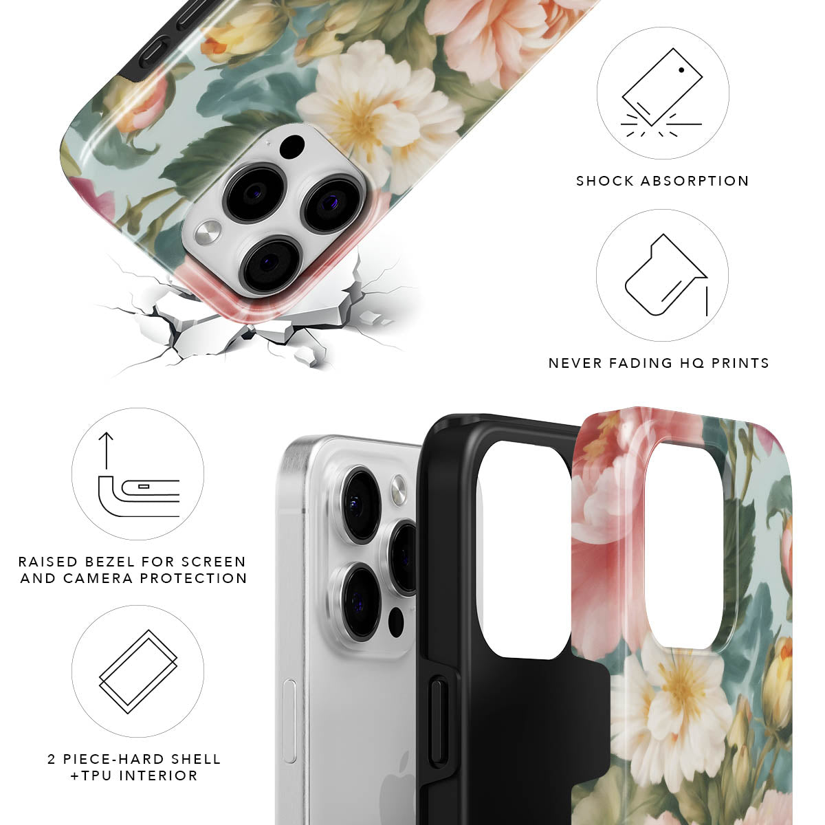 Peonies Tough Case