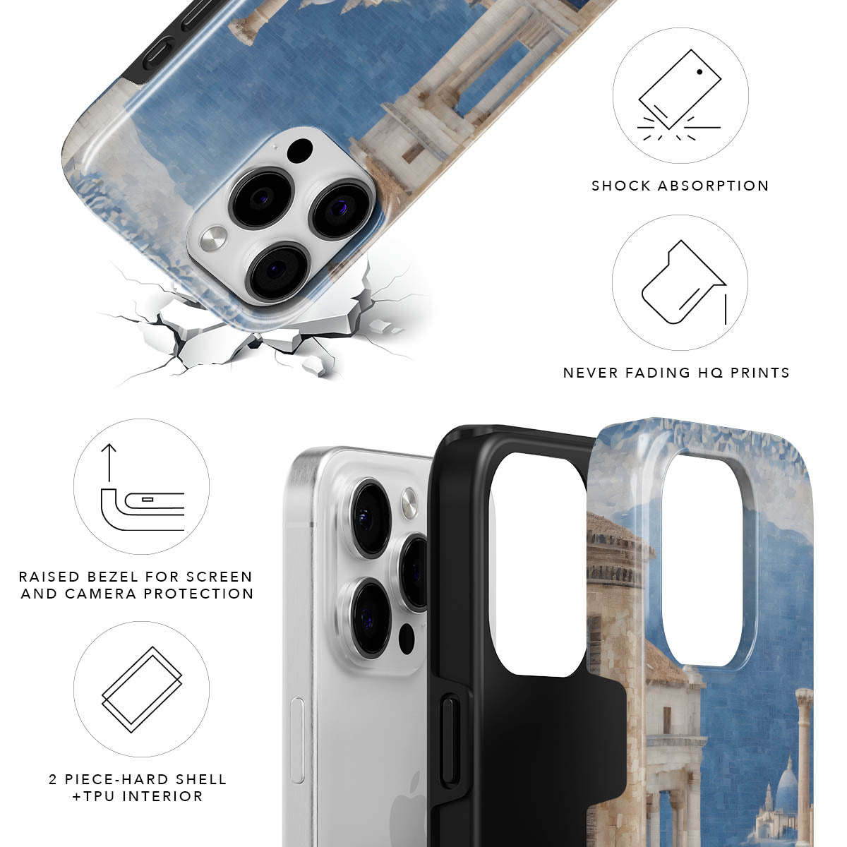 Pompeii Magnetic Tough Phone Case