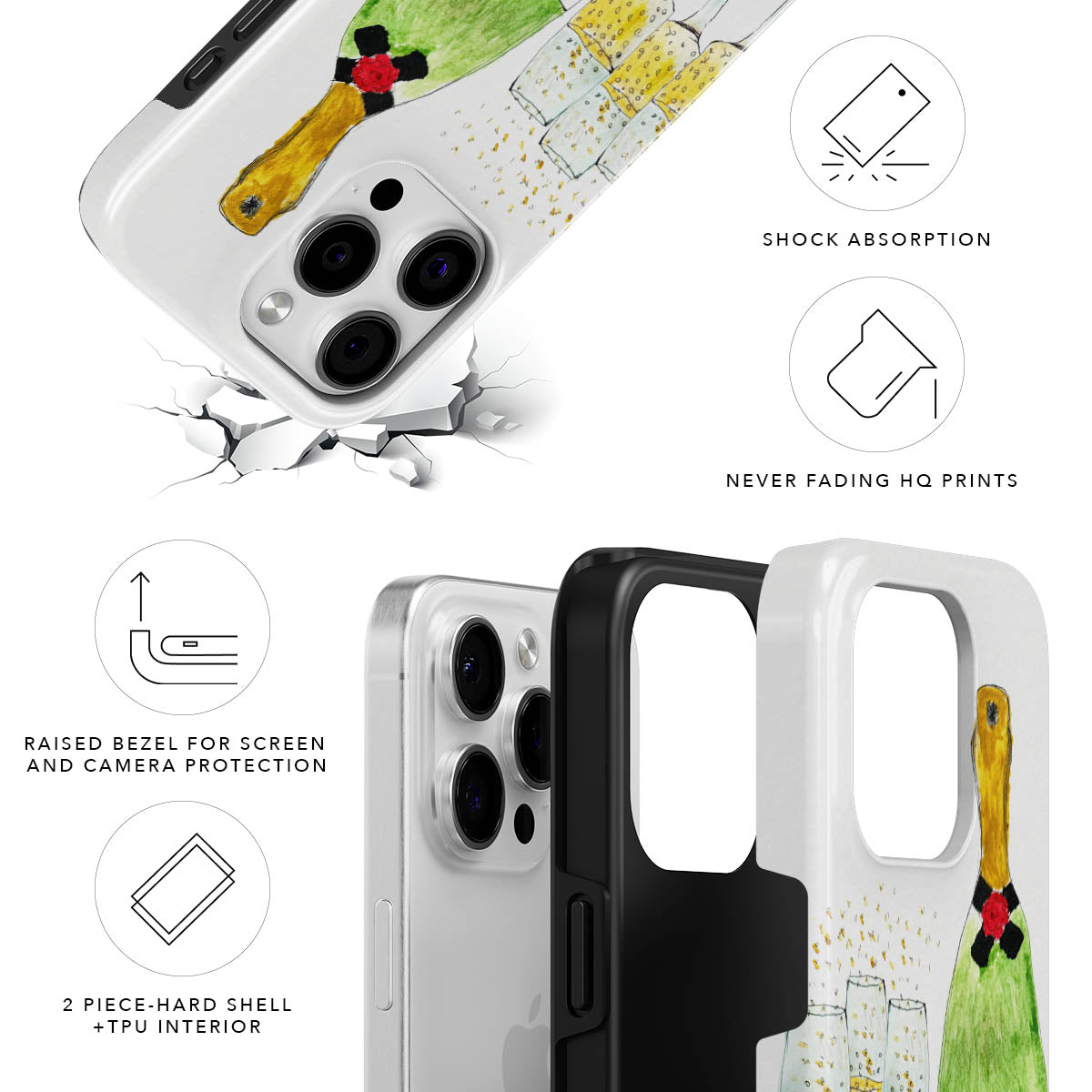 Prosecco Magnetic Tough Phone Case