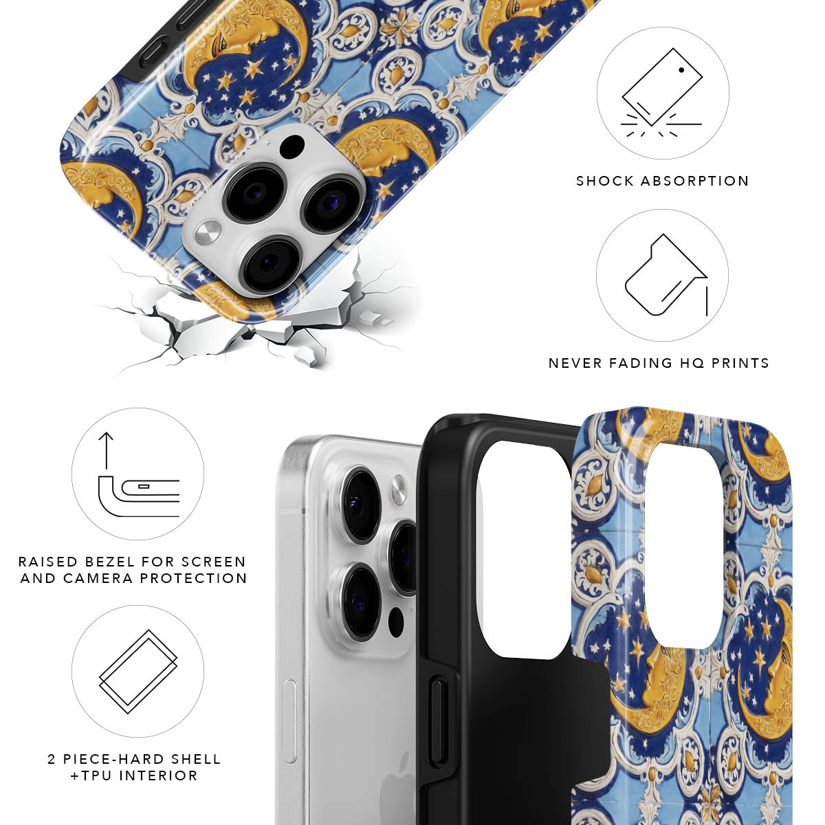 The Moon Magnetic Tough Phone Case