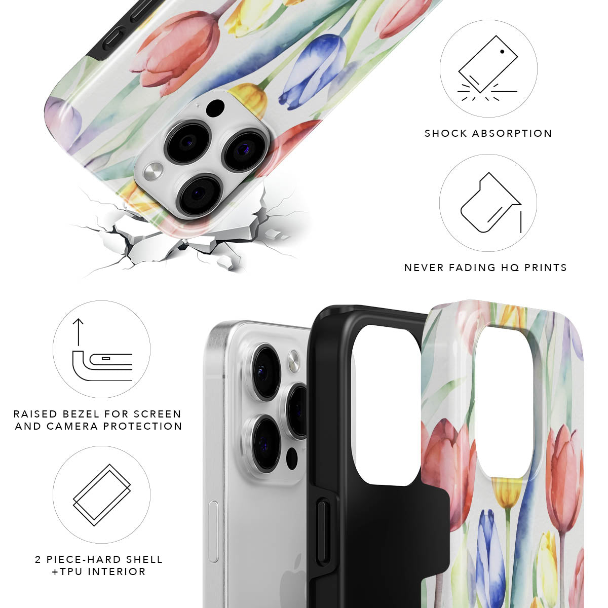 Tulip Magnetic Tough Phone Case