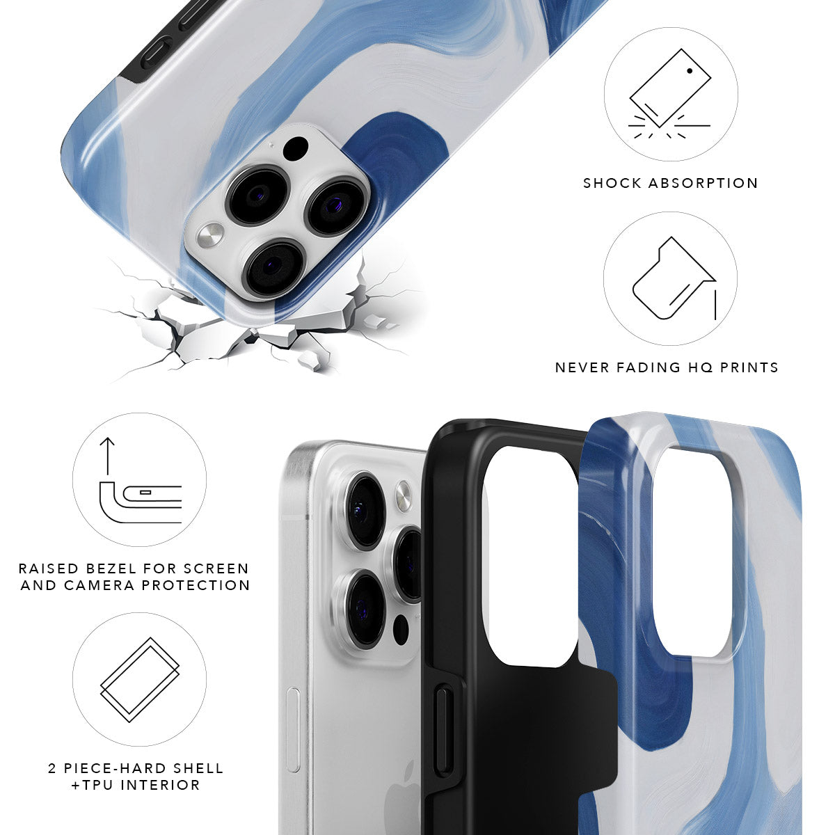 Waves Magnetic Tough Phone Case