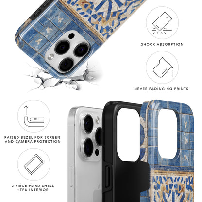 Roman Mosaic Magnetic Tough Phone Case
