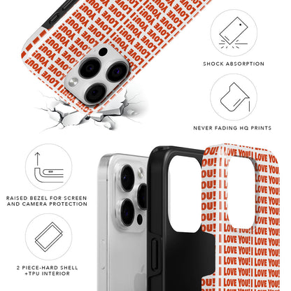 I Love You Magnetic Tough Phone Case