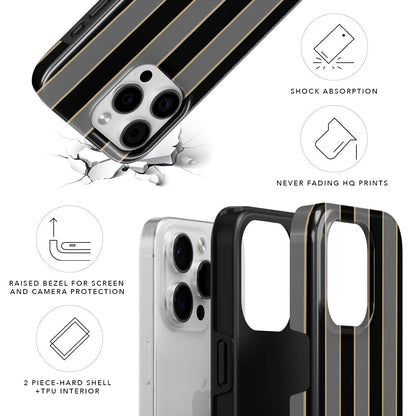 Blackwood Stripes Magnetic Tough Phone Case