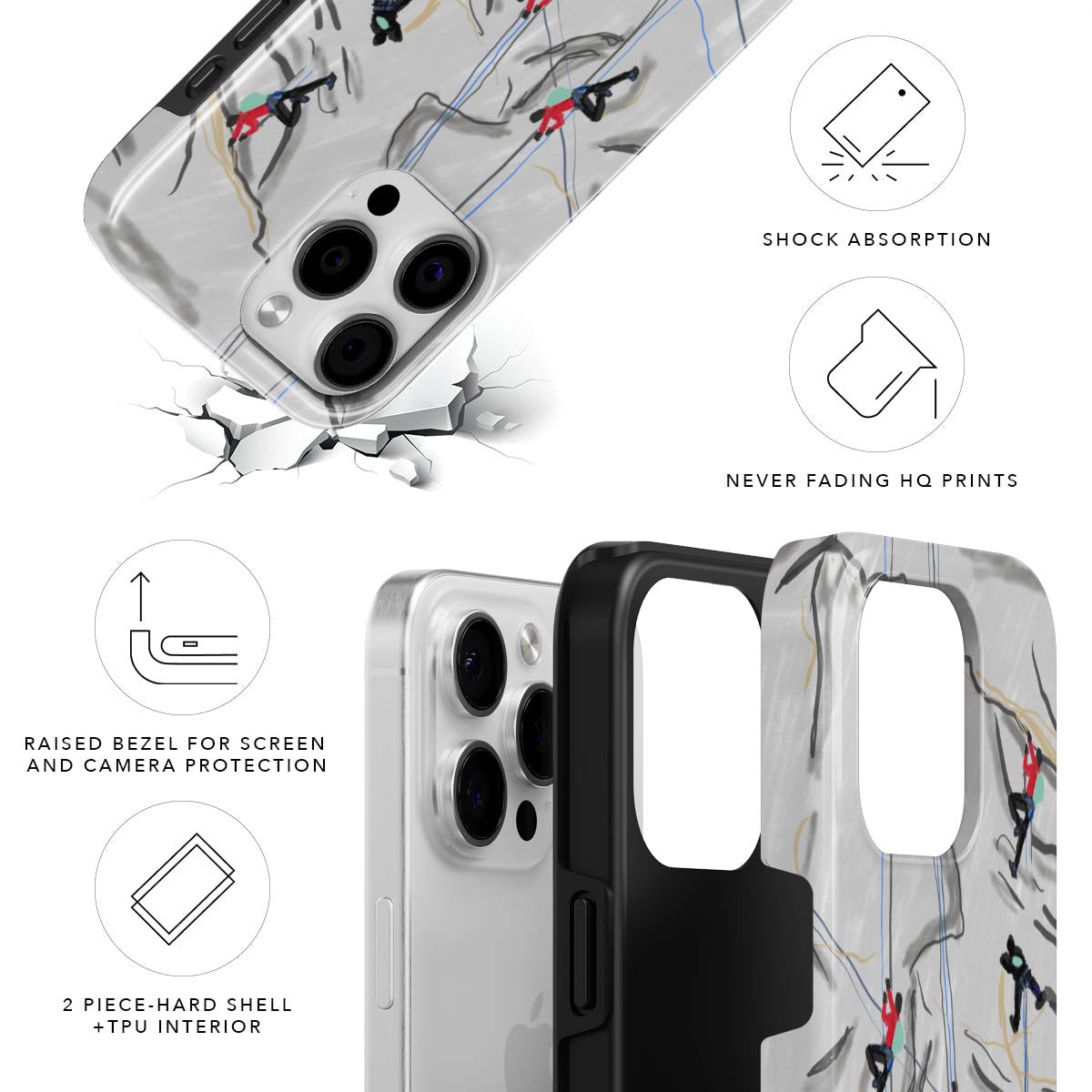 Climbers Magnetic Tough Phone Case