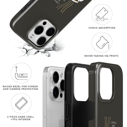 Coffee and Cigarettes Dark Magnetic Tough Phone Case
