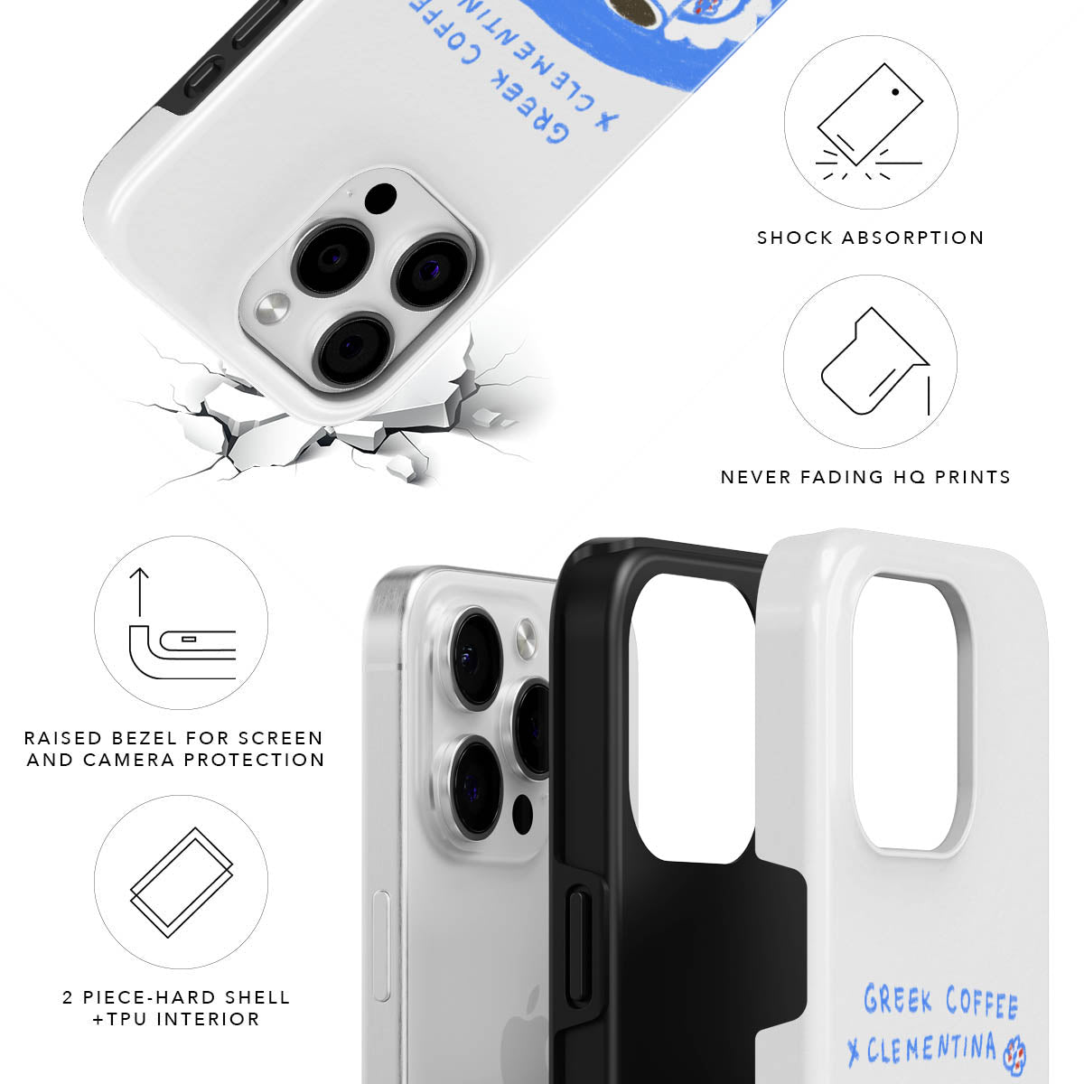Greek Coffee Tough MagSafe Case