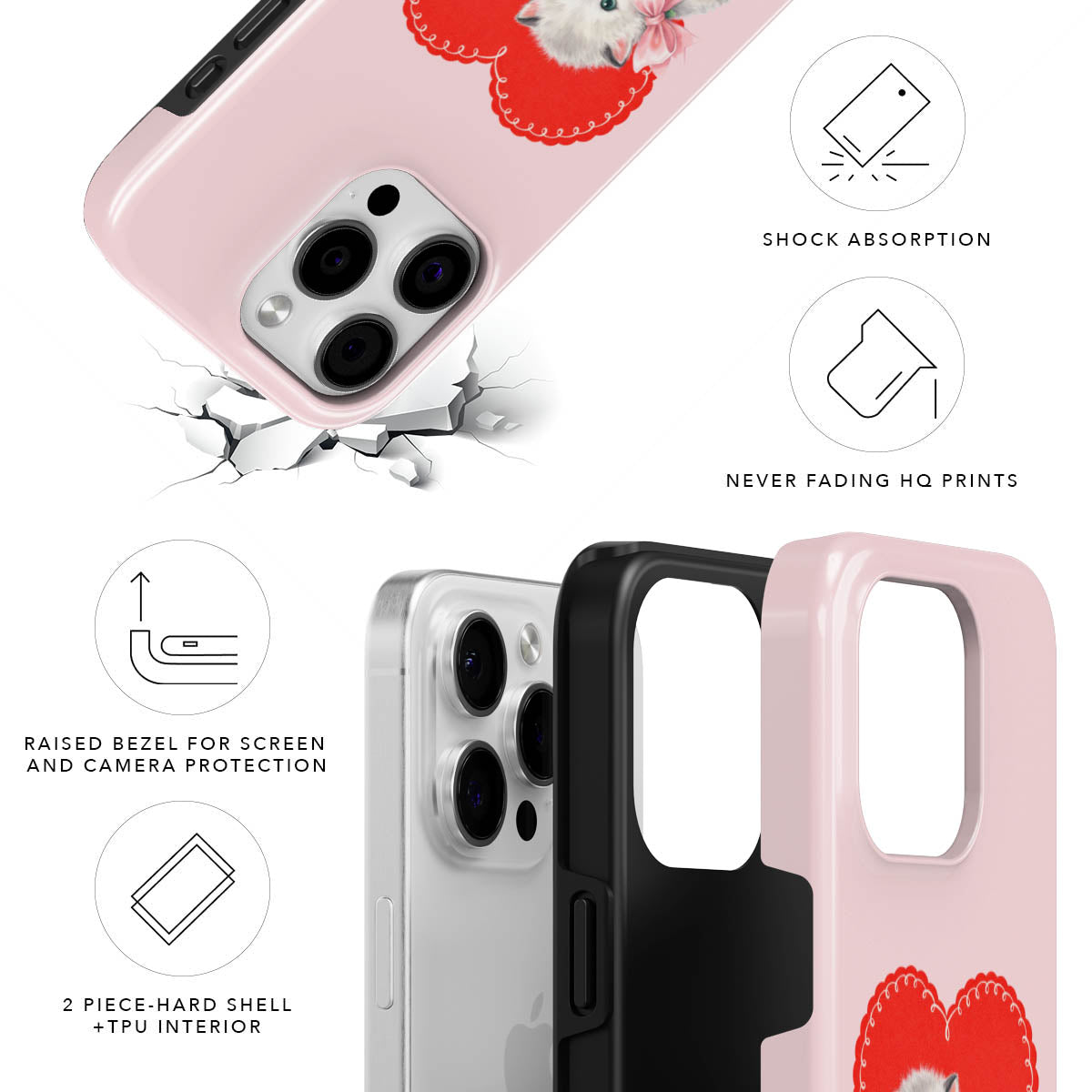 Kitty Love Tough MagSafe Case