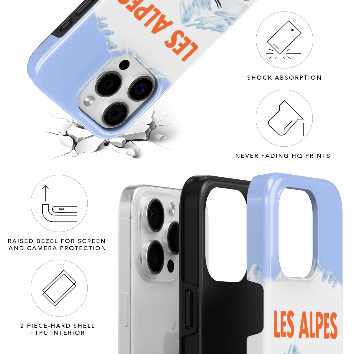 Les Alpes Tough Case