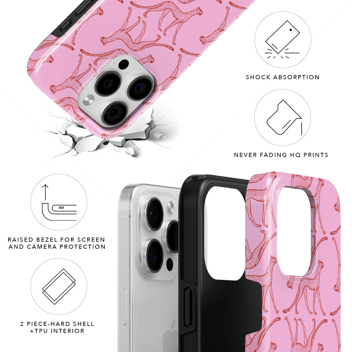 Panthera Rosa Tough Case