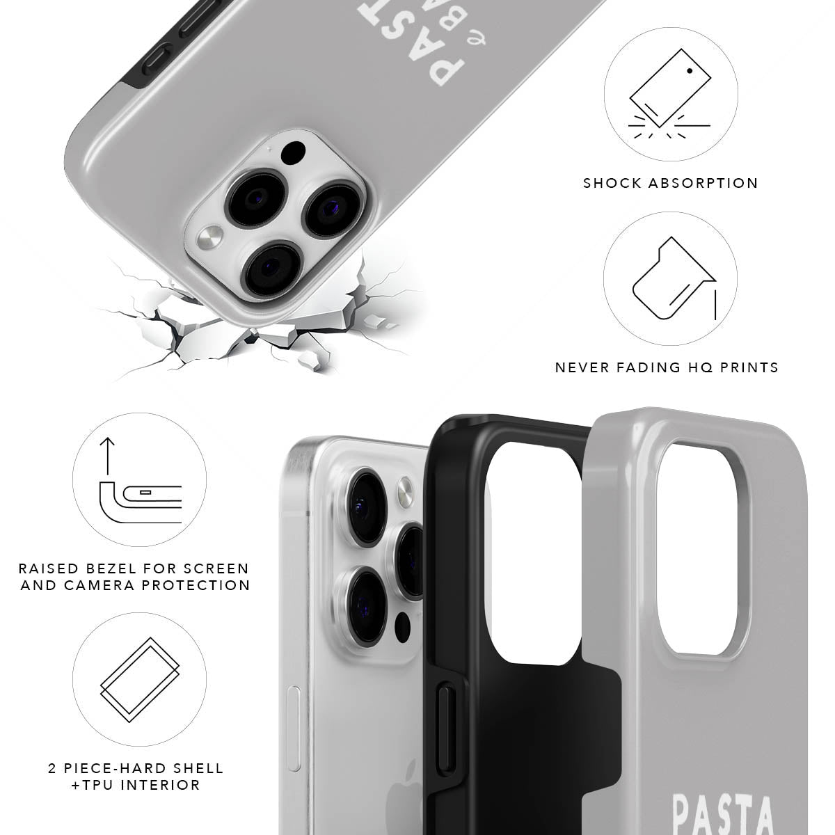 Pasta Magnetic Tough Phone Case