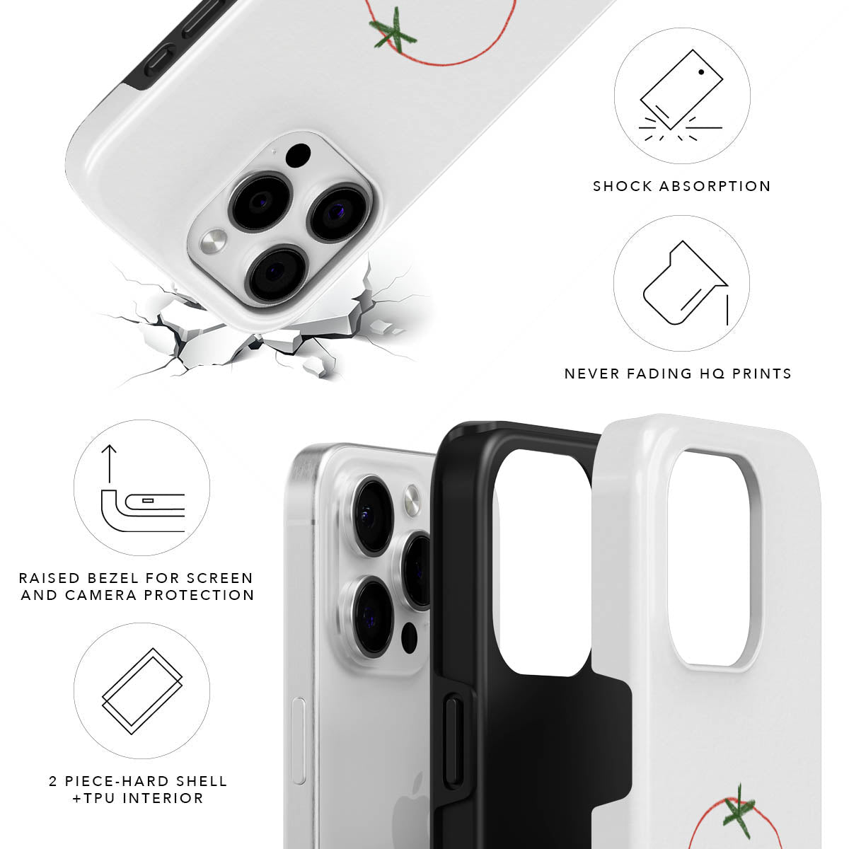 Pomodorino Tough MagSafe Case