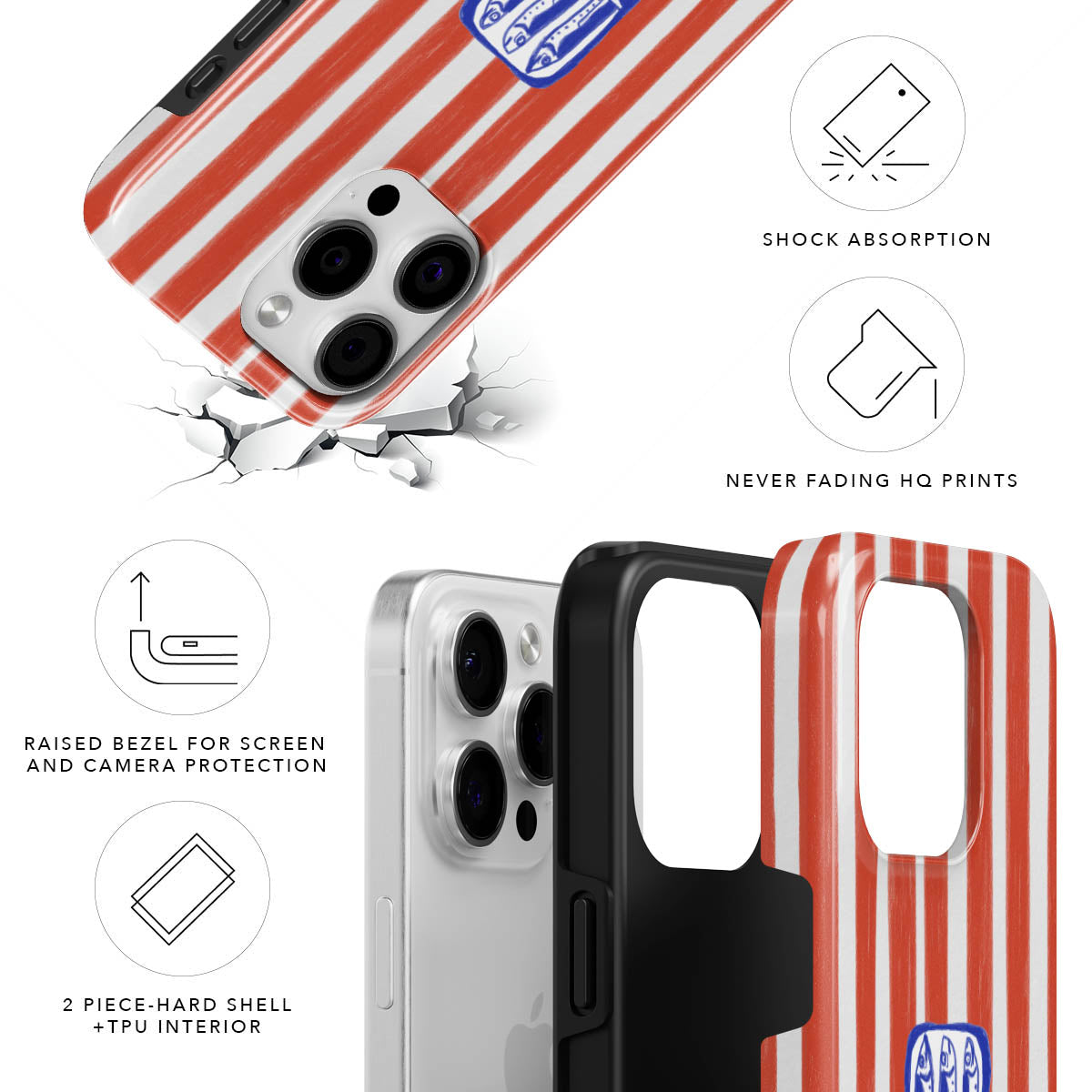 Sardine Holiday Tough Case