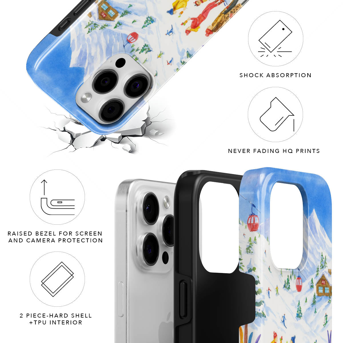 Ski Village Tough Case