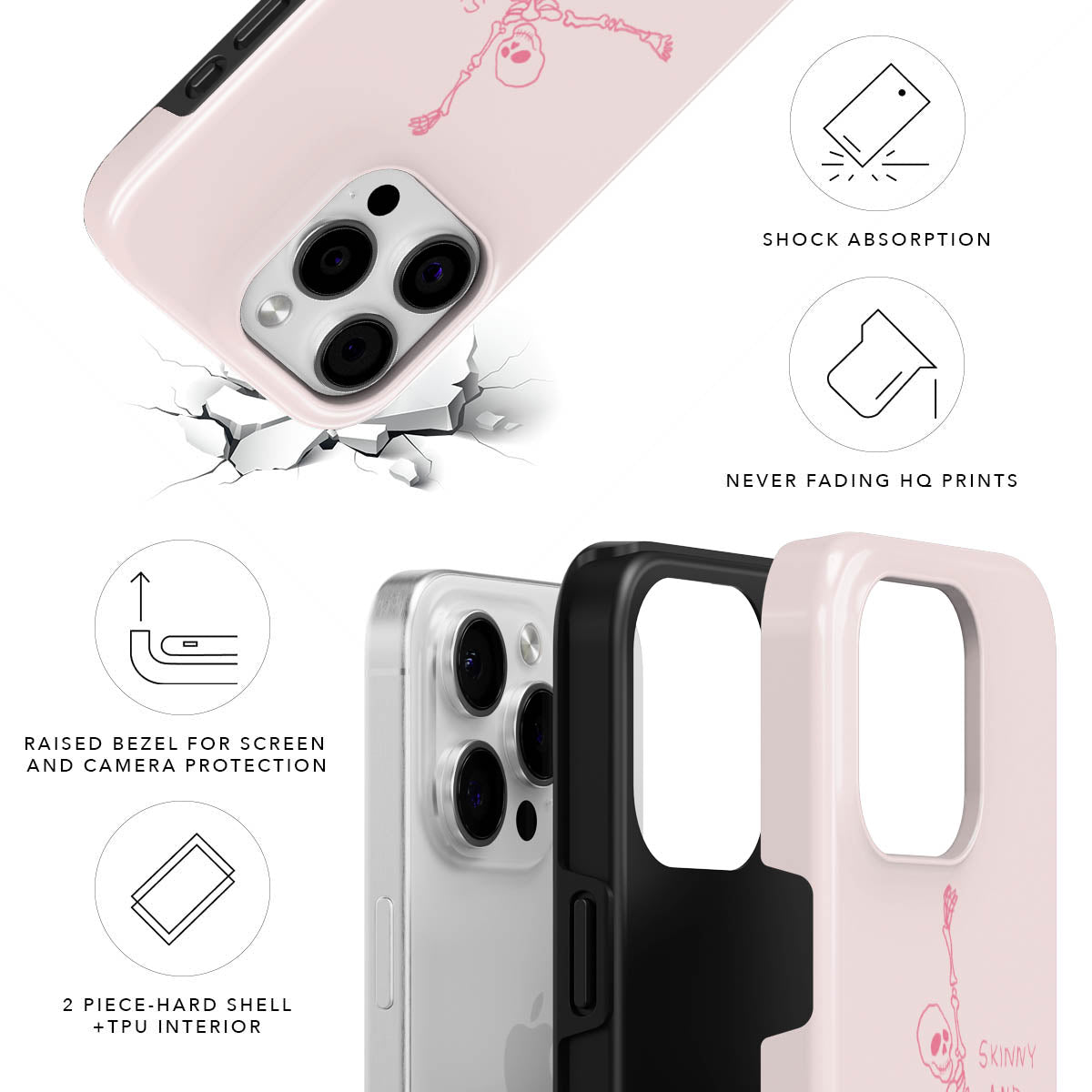 Skinny & Rich Magnetic Tough Phone Case