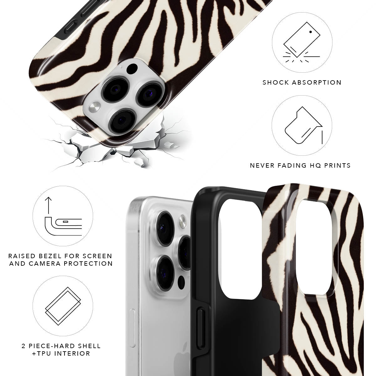 Zebra Tough Case